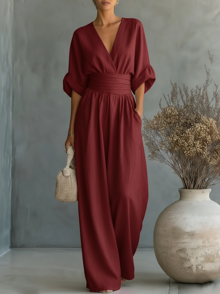 LUMIÈRE Jumpsuit – Elegant, figurschmeichelnd