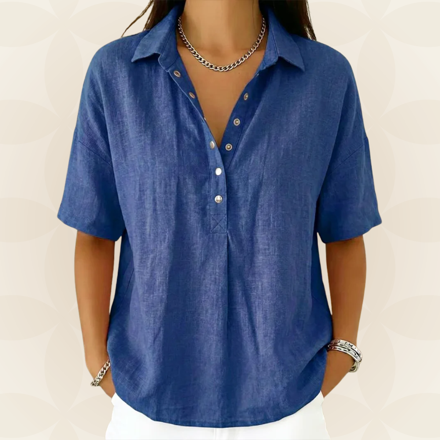 Bruma | Blusa con cuello y botones