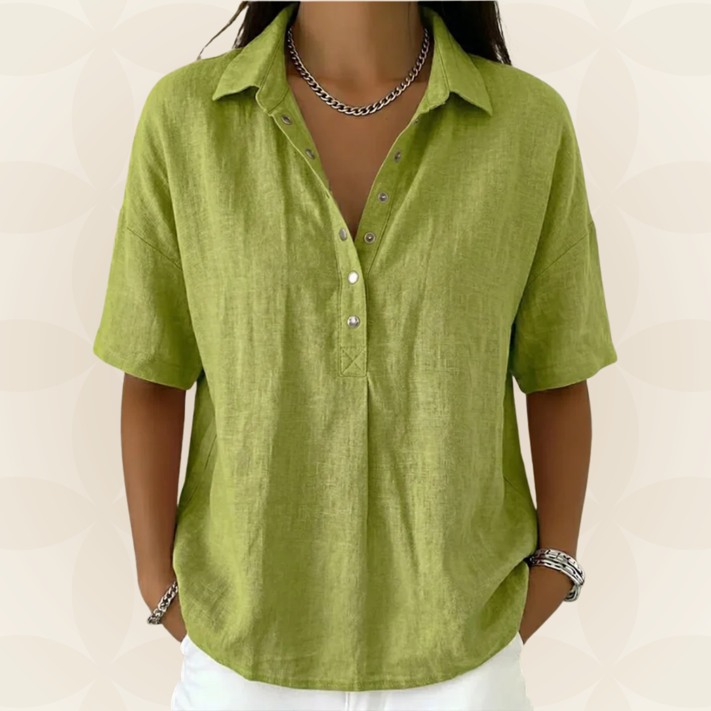 Bruma | Blusa con cuello y botones