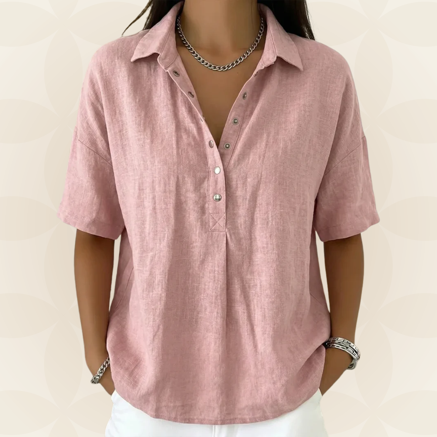 Bruma | Blusa con cuello y botones