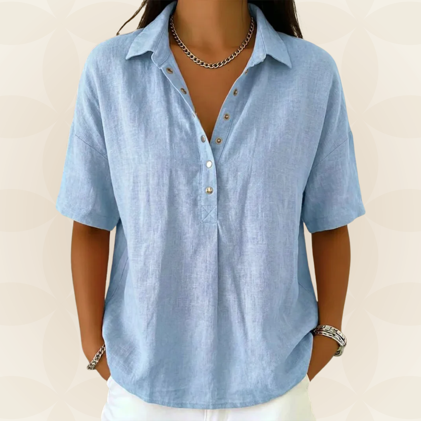 Bruma | Blusa con cuello y botones