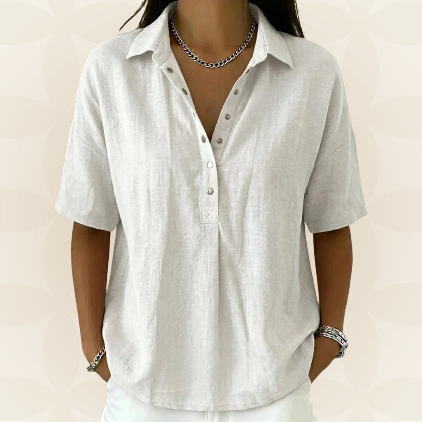 Bruma | Blusa con cuello y botones