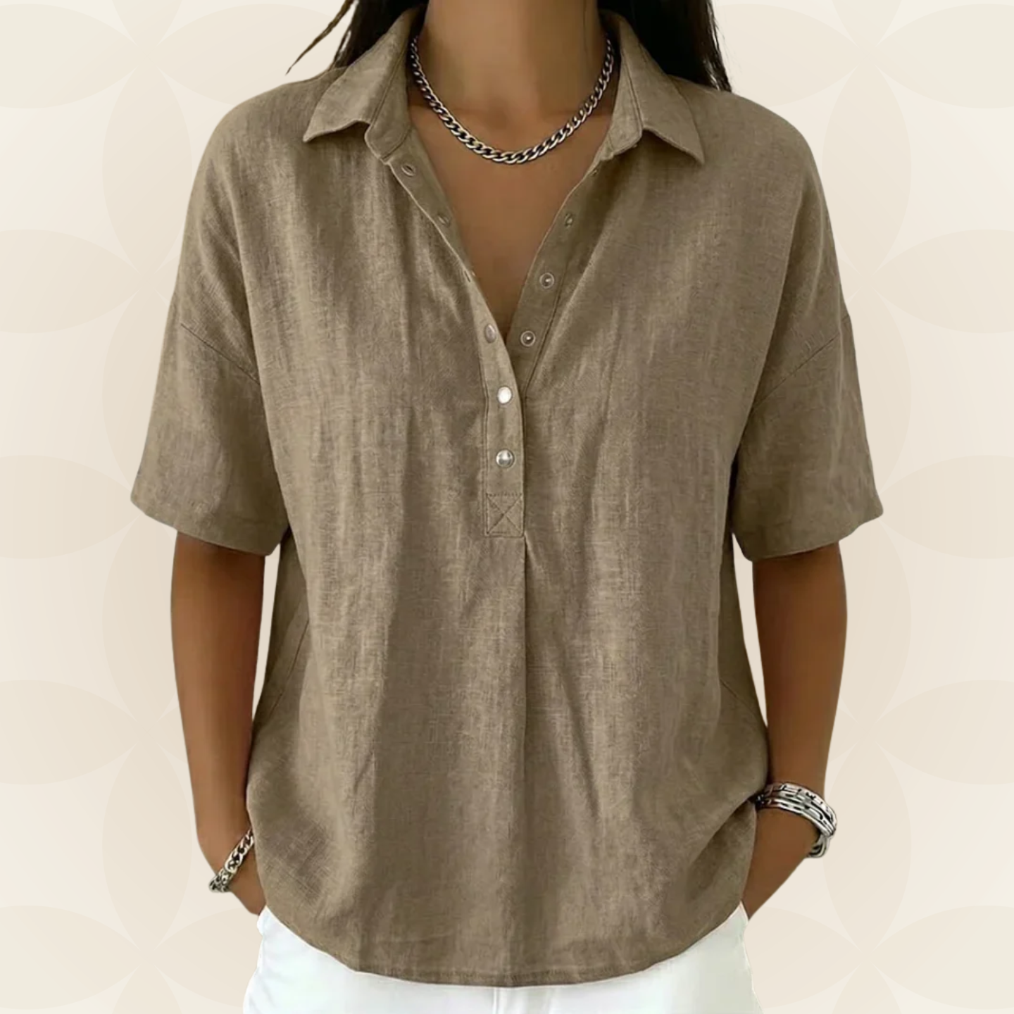 Bruma | Blusa con cuello y botones