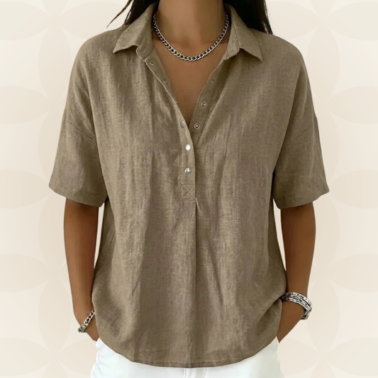 Bruma | Blusa con cuello y botones