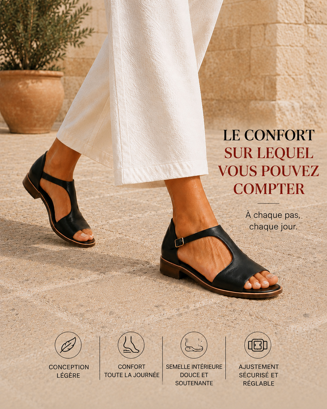 Manon | Elegante Sandalen mit Riemen