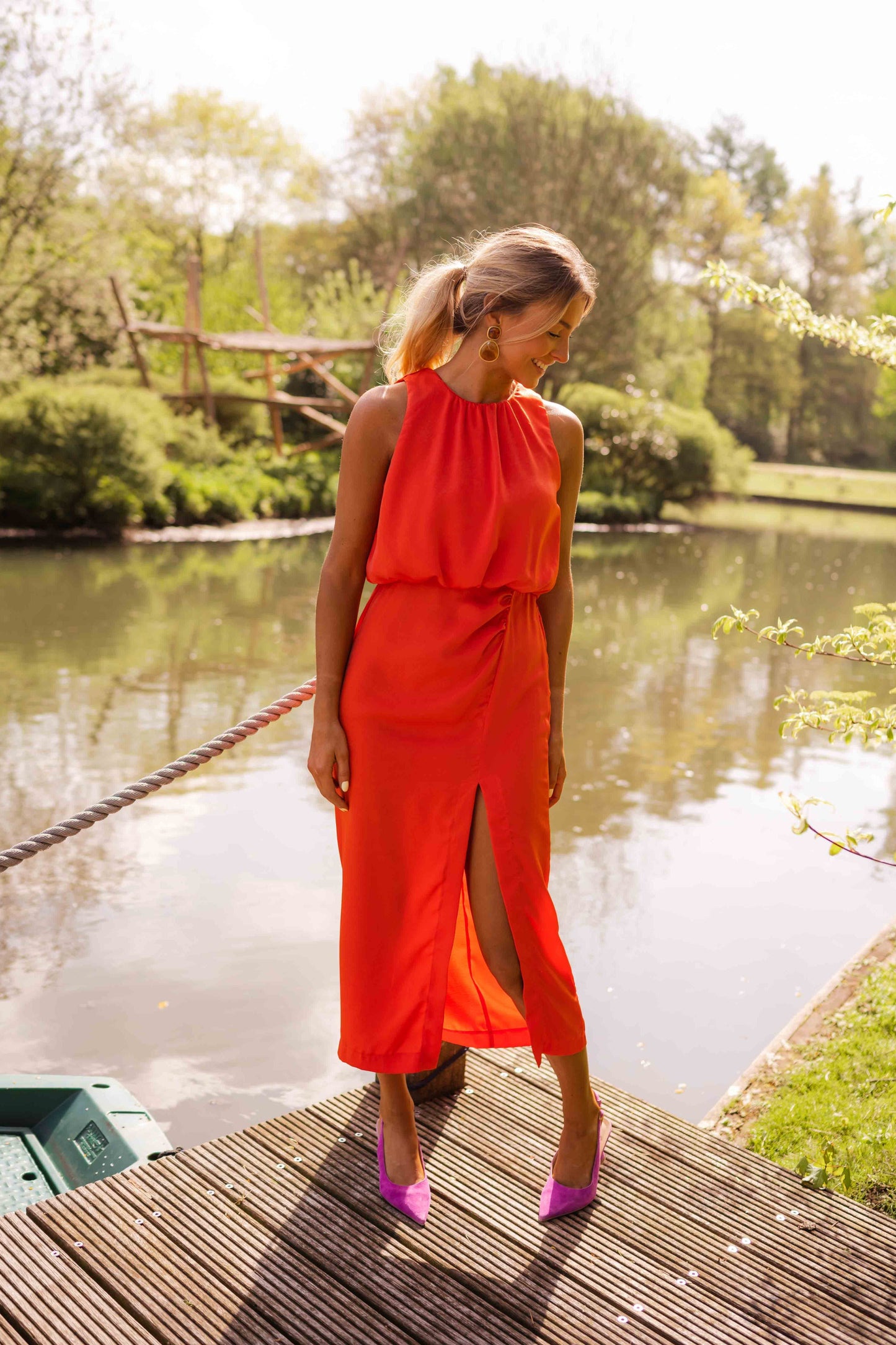 Valentina | Vestido midi elegante de verano