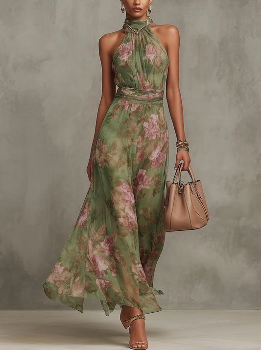 Azalea | Vestido largo floral