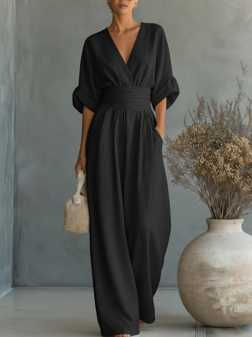 LUMIÈRE Jumpsuit – Elegant, figurschmeichelnd