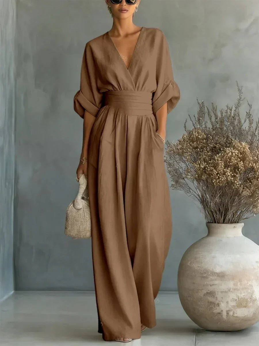 LUMIÈRE Jumpsuit – Elegant, figurschmeichelnd
