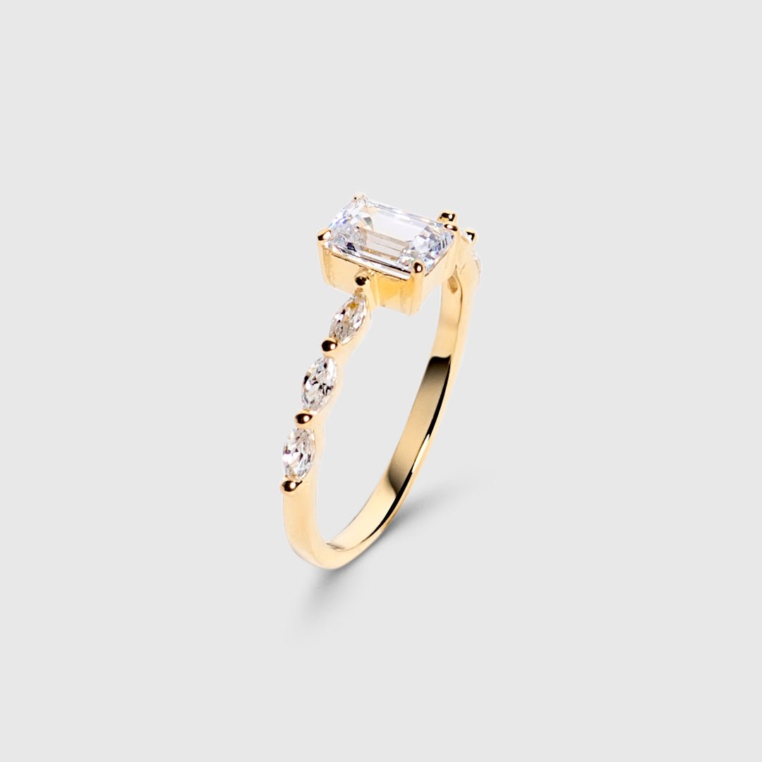 Seven Sky Baguette Ring