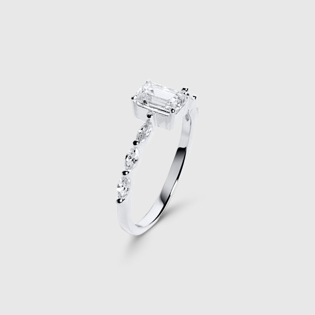 Seven Sky Baguette Ring