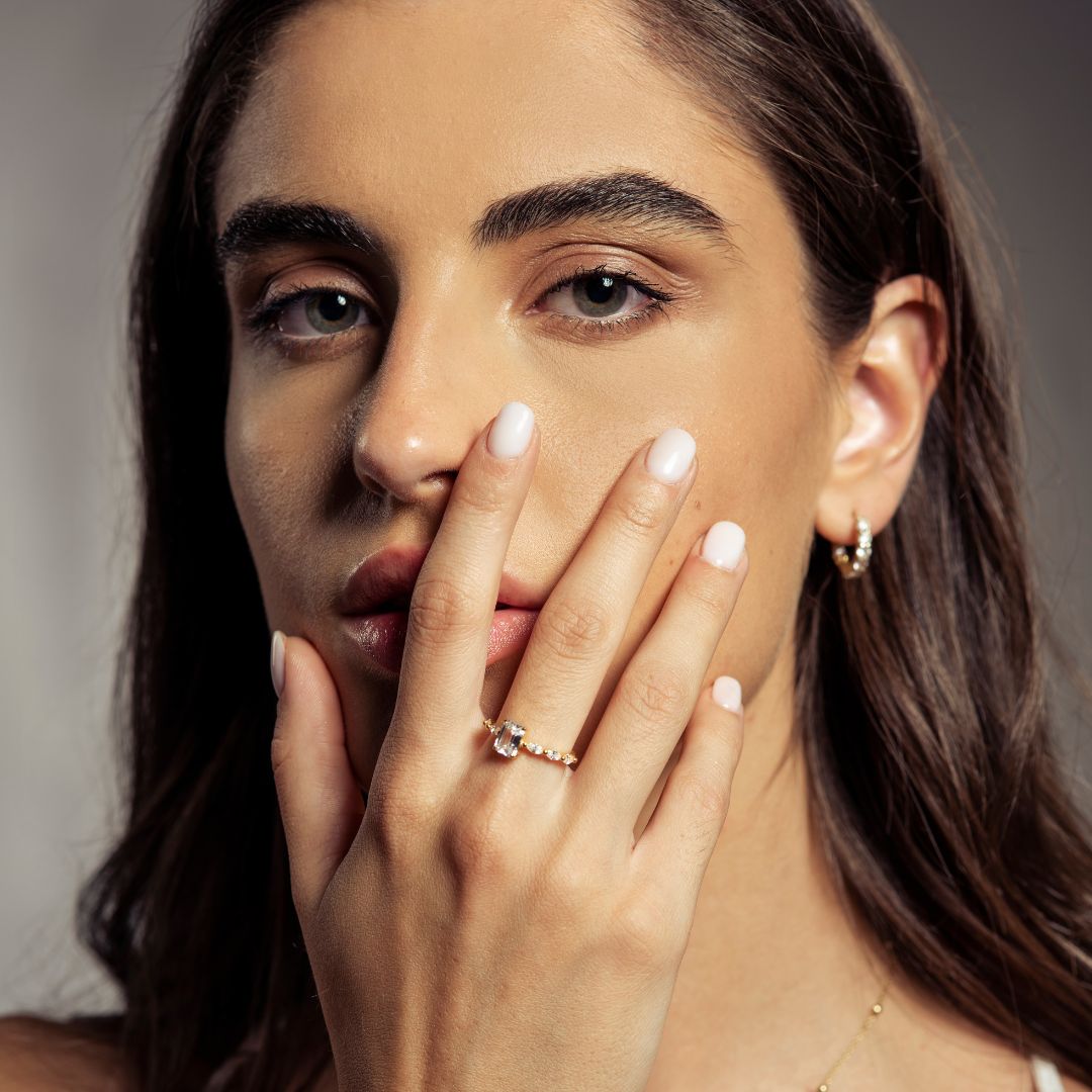 Seven Sky Baguette Ring