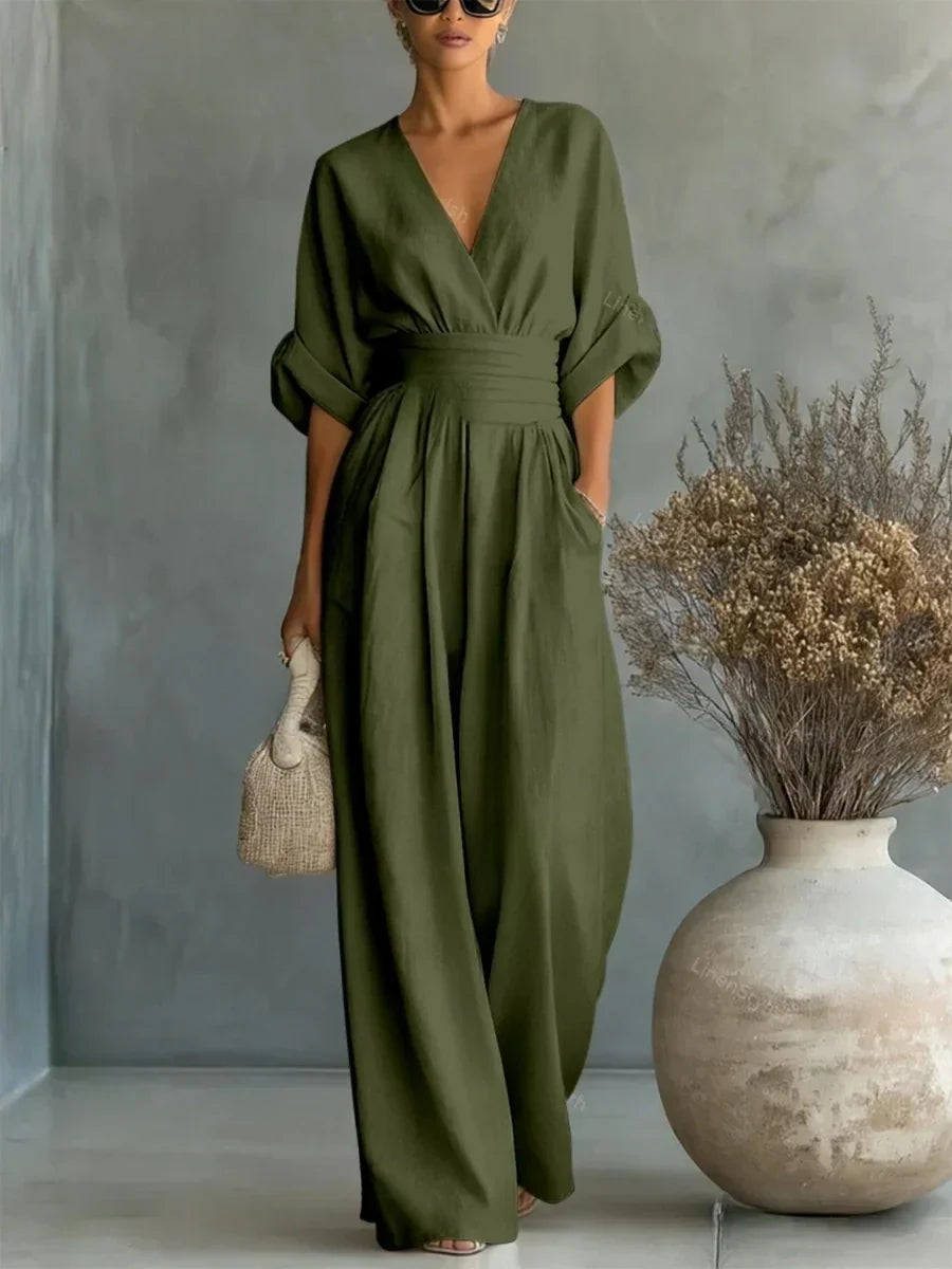 LUMIÈRE Jumpsuit – Elegant, figurschmeichelnd